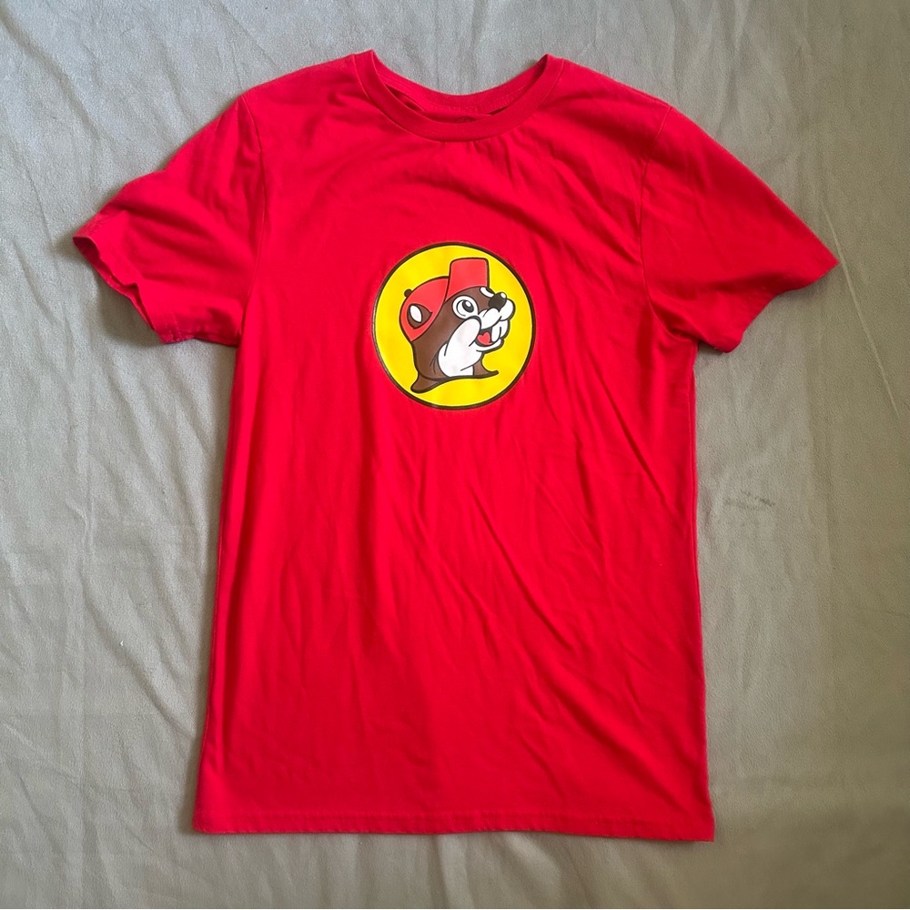 Buc-ee’s Red T Shirt Unisex EUC Size S